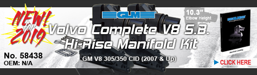 NEW! Complete Manifold Kit w/ Hi-Rise Elbow for Volvo V8 S.B.